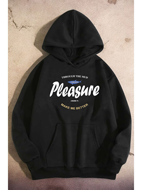 uyguntarz Pleasure Baskılı Oversize Sweatshirt - S000265601-19351