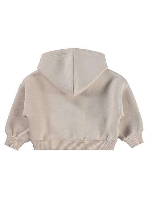 Civil Baby Kalp Nakışlı Basic 6-18 Ay Sweatshirt - Bej 9-12 Ay - S000466493-25636
