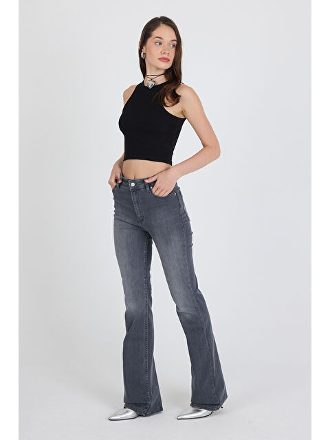 Rodi İspanyol Paça Esnek Kumaş Regular Kadın Jean Kadın Jean Pantolon 2833 - S000418015-29351