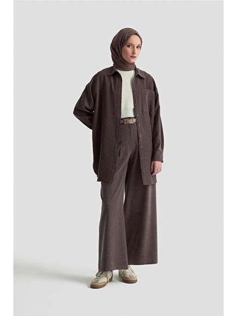 ARMİNE Palazzo Pantolon Acı Kahve - S000481342-28102