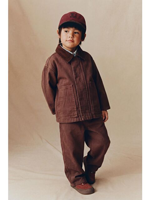 Magu Erkek Çocuk Pamuklu Kahverengi Ceket Ve Pantolon Takım - S000513050-19413