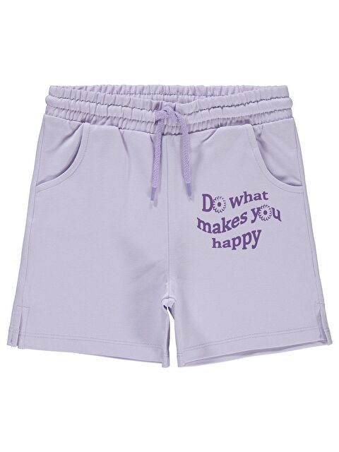 Civil Girls Kız Çocuk Şort 10-13 Yaş Nazik Lavanta