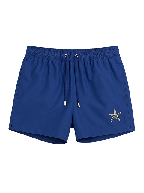 Katia And Bony Erkek Seageo Deniz Yıldızı İşlemeli Deniz Şortu Lacivert - S000391580-21164