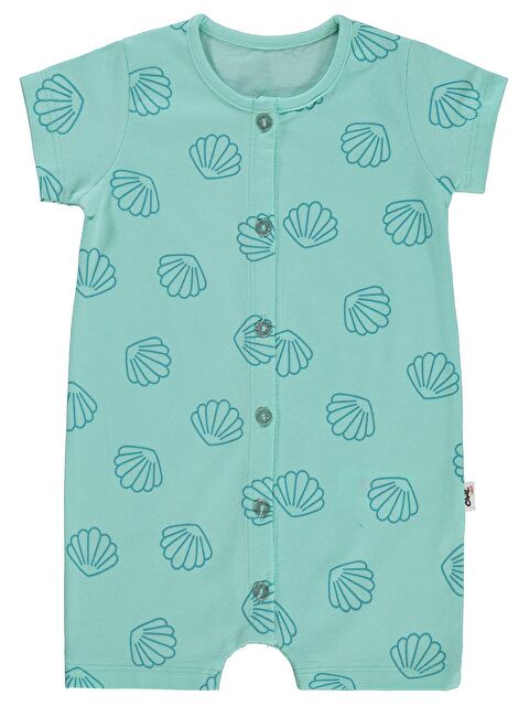 Civil Baby İstiridye Empirme 6-18 Ay Jile ve Elbise - Yeşil 12-18 Ay - S000526709-1180