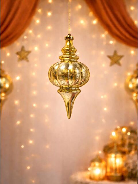 Parti Adresi Ramazan Özel Dekoratif Sarkıt Süs Altın 26 cm - S000505760-20076