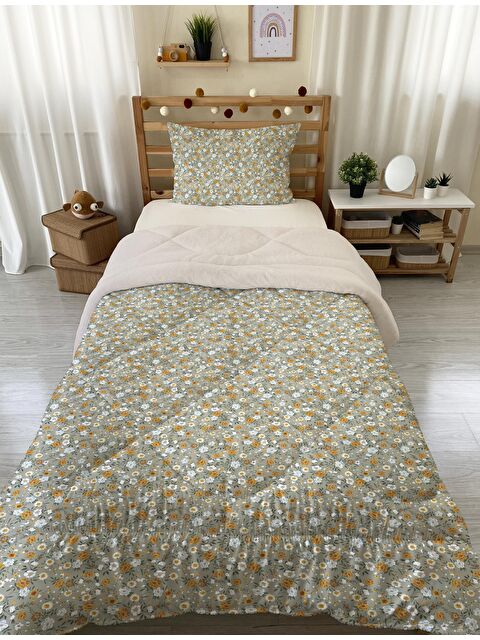 Evmila Tek Kişilik 160x220 cm Welsoft Çift Taraflı Silikon Yorgan Ve Uyku Seti - S000114666-23173