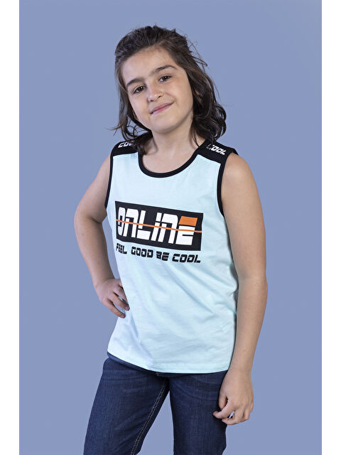 Toontoykids Erkek Çocuk Omuz Kısmı Online Baskılı Atlet - S000255467-1180