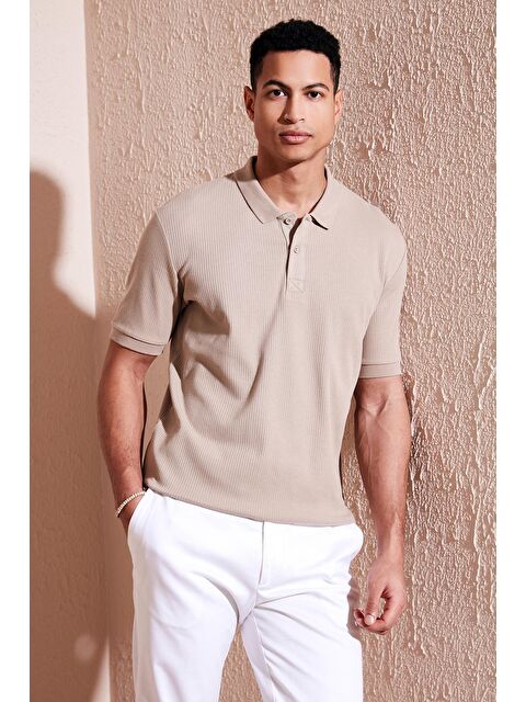 Buratti Pamuklu Slim Fit Düğmeli Polo Tişört 5902281 - S000001594-26429