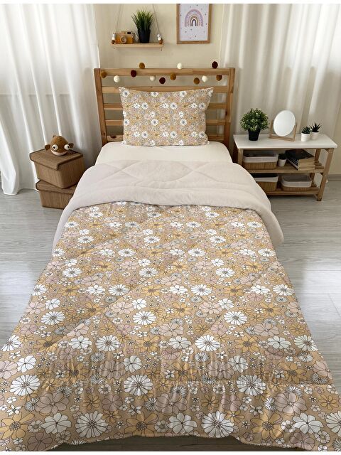 Evmila Tek Kişilik 160x220 cm Welsoft Çift Taraflı Silikon Yorgan Ve Uyku Seti - S000114668-23173