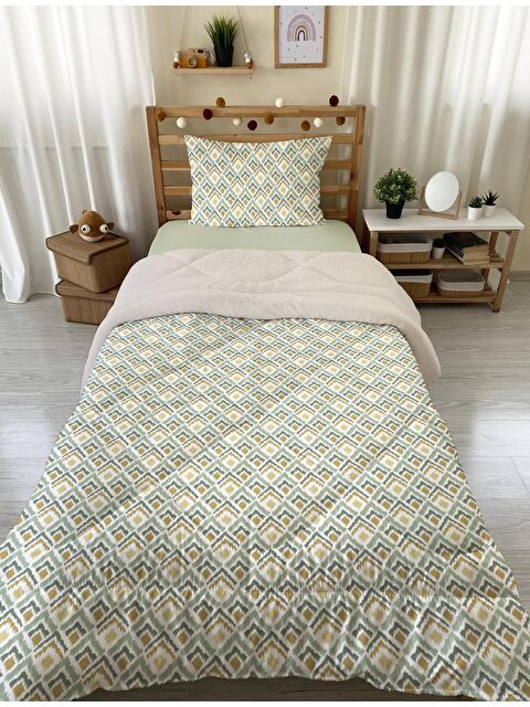 Evmila Tek Kişilik 160x220 cm Welsoft Çift Taraflı Silikon Yorgan Ve Uyku Seti - S000114670-23173