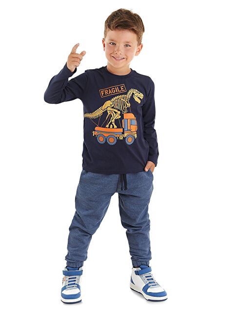 MSHB&G Fragile Erkek Çocuk Tshirt Eşofman Altı Takım - S000037678-23173