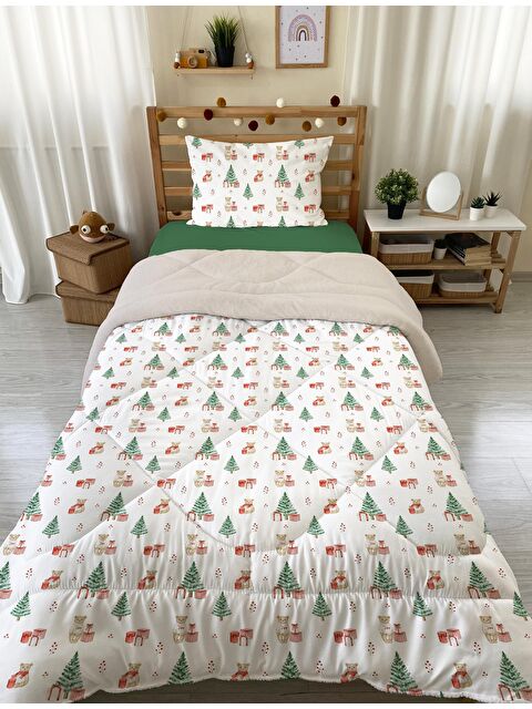 Evmila Tek Kişilik 160x220 cm Welsoft Çift Taraflı Silikon Yorgan Ve Uyku Seti - S000114673-23173