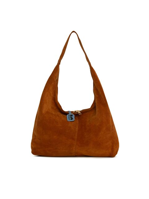 Bagmori Hakiki Süet Deri Büyük Salaş Çanta - S000506254-14955