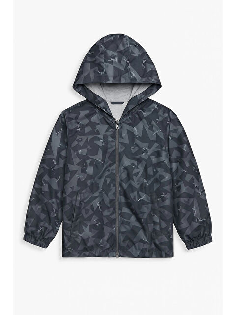 Myhanne Mermer Desen Erkek Çocuk Yağmurluk 3627 - S000446244-33408