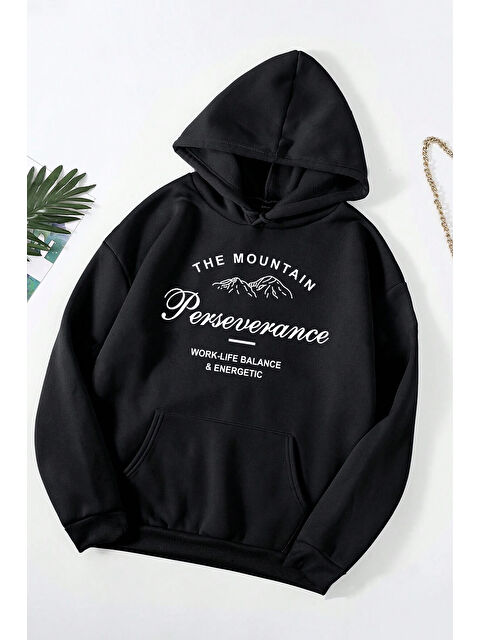uyguntarz Perseverance Baskılı Oversize Sweatshirt - S000265606-19351