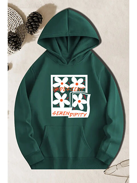 uyguntarz Iridescent Serendipity Baskılı Oversize Sweatshirt - S000265607-18194