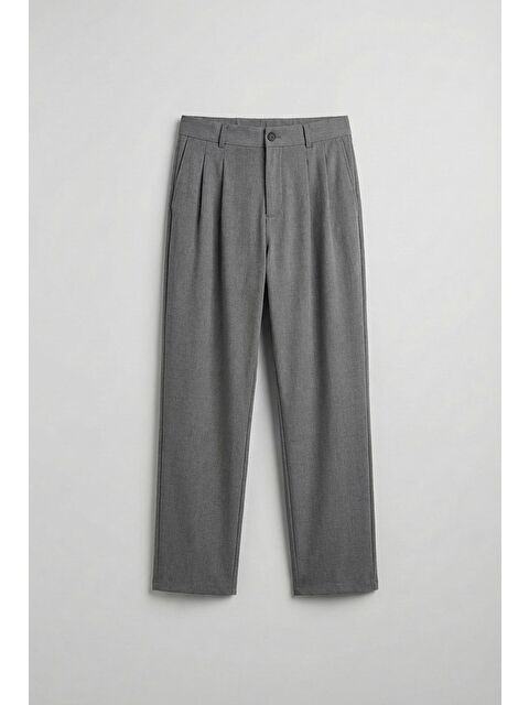 Abluka Online Erkek Baggy Fit Kumaş Pantolon Antrasit - S000032665-29666