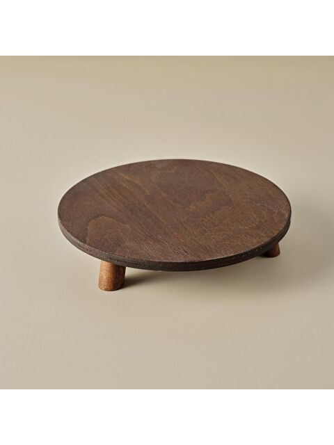 Bella Maison Aris Ayaklı Sunum Tabağı Naturel - S000225087-26406