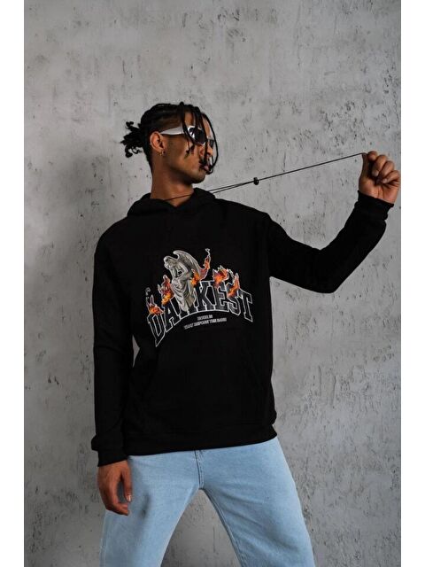 Jane's Erkek Oversize Kapüşonlu Sweatshirt