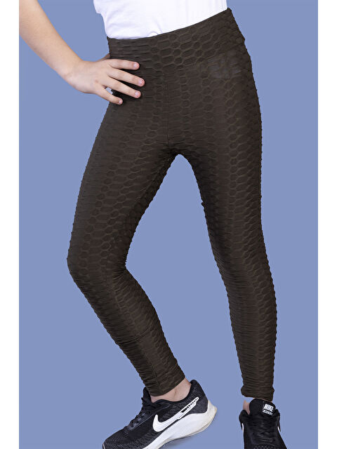 Toontoykids Kız Çocuk Kabartma Detaylı Tayt - S000310799-18547