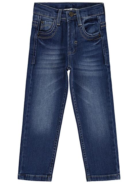 Civil Boys Basic Çizgili 6-9 Yaş Pantolon Jean - Mavi 7-8 Yaş - S000526715-19393