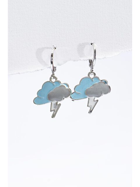 New Obsessions Mavi Bulut Sallantılı Küpe - S000215007-18105