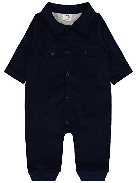 Civil Baby Yakalı 6-18 Ay Tulum- Lacivert 18-24 Ay - S000487946-21164