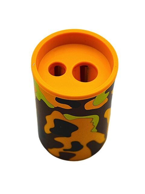 Puti Çift Bıçaklı Hazneli Kamuflaj Kalemtıraş (DMS-064) - S000378080-20072