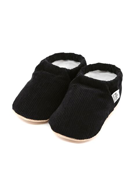 Ella Bonna Kadife Bebek Patiği Fitilli, Kaydırmaz Taban, Kreş Ayakkabısı Patik - S000261153-19351