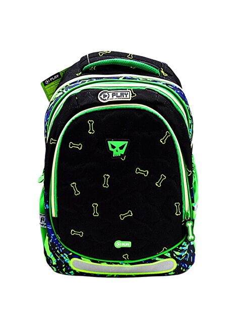 Sentor Maxx Bone 3 Bölmeli Okul Sırt Çantası Siyah (161837) - S000378085-19351