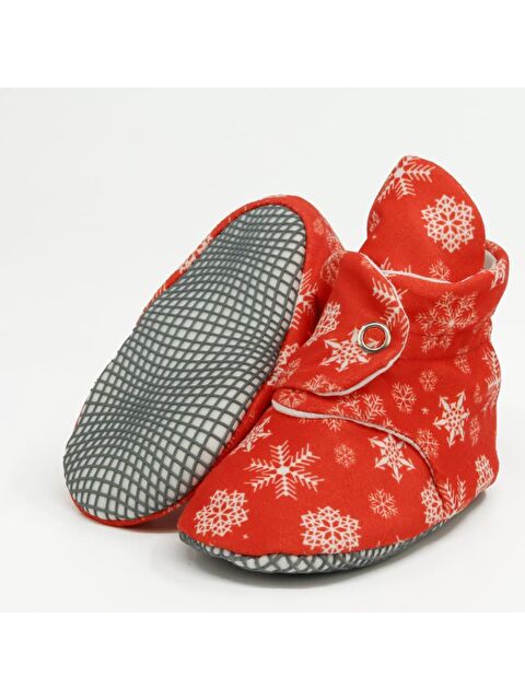 Ella Bonna Organik Pamuk Bebek Pandufu, Kaydırmaz Taban, Yenidoğan Patiği, Ev Kreş Ayakkabısı - S000251866-20043