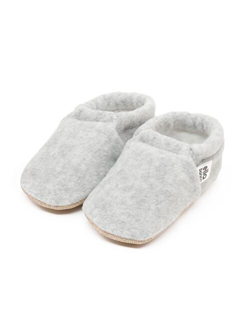 Ella Bonna Polar Bebek Pandufu Ev Patiği, Kaydırmaz Taban, Organik Pamuk Astar Kreş Ayakkabısı - S000268420-20600