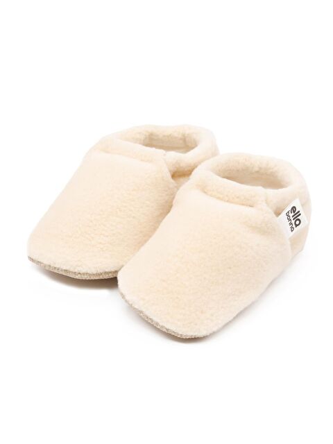 Ella Bonna Polar Bebek Pandufu Ev Patiği, Kaydırmaz Taban, Organik Pamuk Astar Kreş Ayakkabısı - S000268420-19928