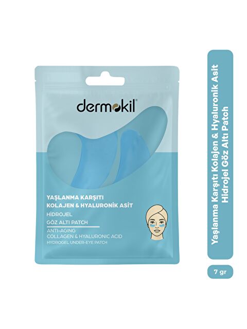 Dermokil Yaşlanma Karşıtı Kolajen & Hyaluronik Asit Hidrojel Patch Göz Altı Maskesi - S000486103-17234