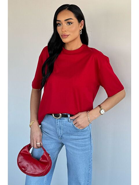 Gülseli Oversize Basıc Tişört