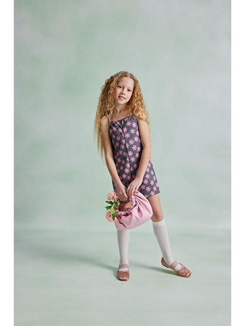 Luess Kız Çocuk Cep Detaylı  Fitilli Tulum - S000174321-20024