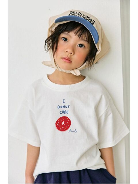 Monila Unisex Çocuk Pamuklu Baskılı Bisiklet Yaka Kısa Kollu T-Shirt - S000514715-19965