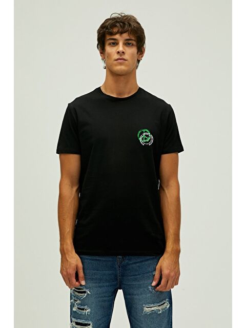 Bad Bear Everyday Urban Siyah Erkek Baskılı Tişört