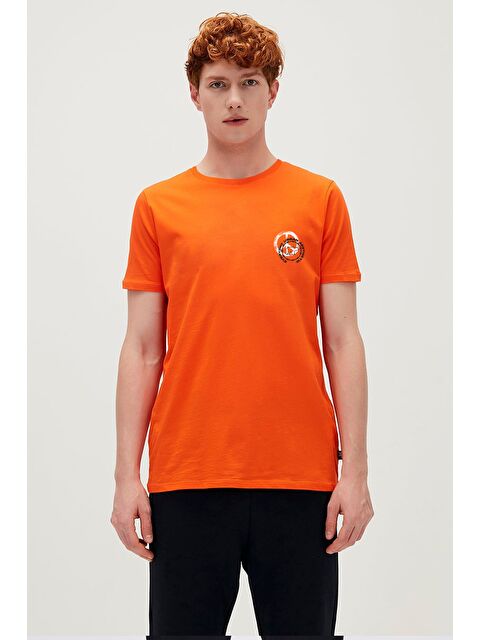 Bad Bear Everyday Urban Turuncu Erkek Baskılı Tişört