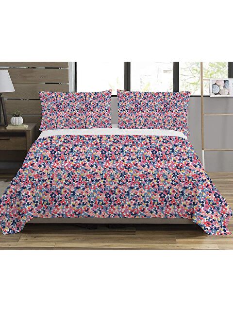 Evmila Çiçek Desen Çift Kişilik Baskılı Pike (200x220 Cm) - S000213168-23173