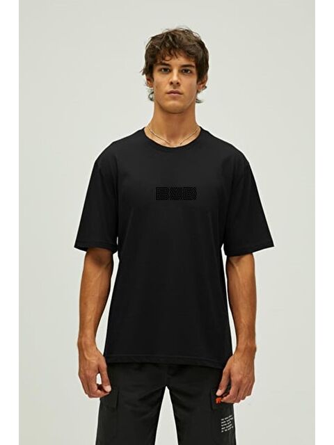 Bad Bear Maze Siyah Erkek Baskılı Tişört