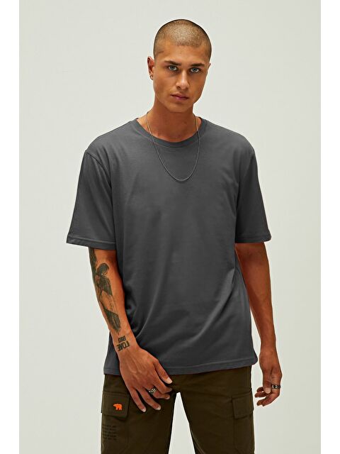 Bad Bear Routıne Asfalt Basic Erkek Tişört