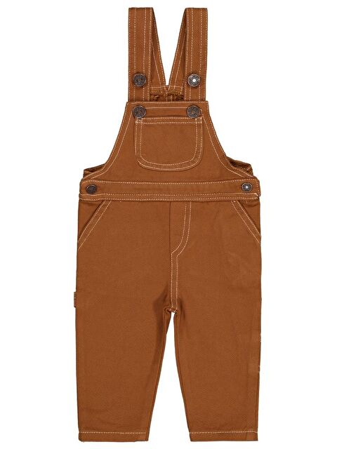 Civil Baby Arlo Overalls 6-18 Ay Salopet - Kahverengi 12-18 Ay - S000487925-17365