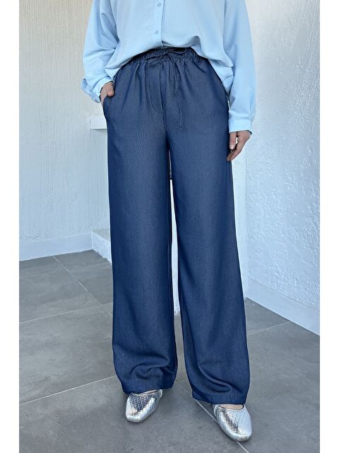 Julude Bel Lastikli Tesettür Pantolon