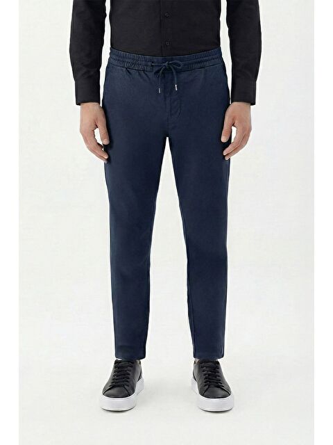 Sabri Özel Giotelli Lacivert Normal Bel Standart Boy Erkek Pantolon - S000525674-21164