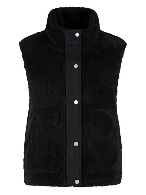 Only Onlbari Regular Fit Dik Yaka Cepli Pelüş Yelek 15358902 - S000484830-19351