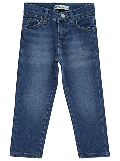 Civil Boys Erkek Çocuk Jean Pantolon 2 5 Yaş Mavi - S000198677-17234