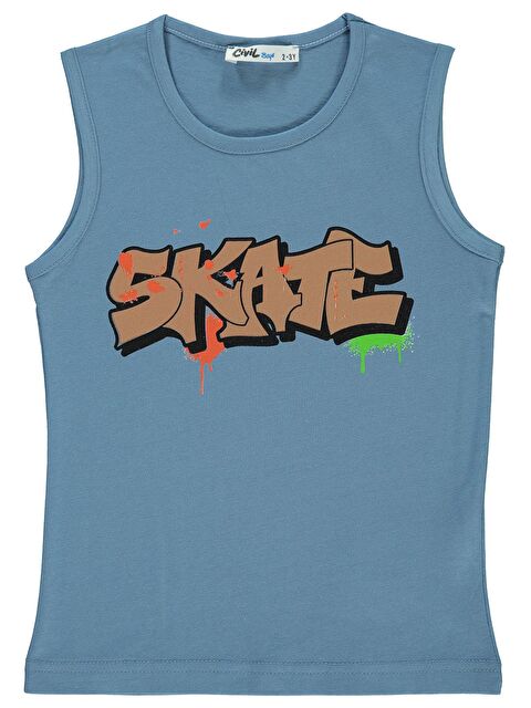 Civil Boys Erkek Çocuk Tişört 2-5 Yaş İndigo - S000199270-23093