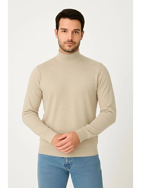 Jane's Erkek Yarım Boğaz Triko Kazak