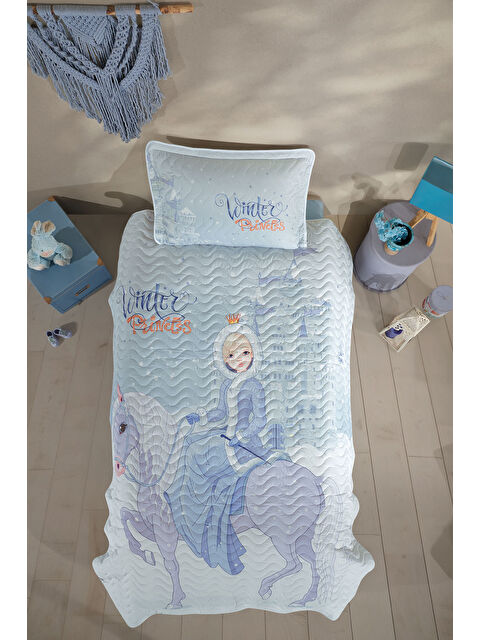 Clasy %100 Pamuk Tek Kişilik Yatak Örtüsü Seti Winter Princess - S000484837-20049